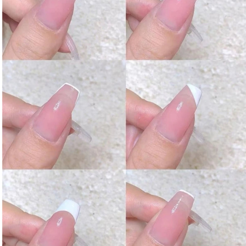 Carimbo de Unha de Silicone Transparente Nailart para Francesinha - Kits com 10 ou 20 Unidades