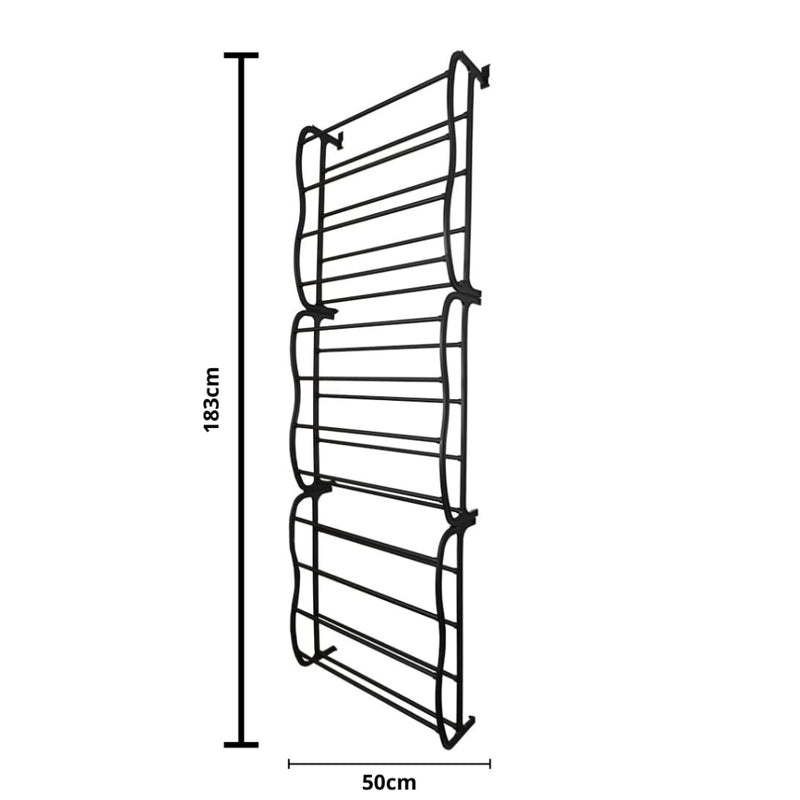 Sapateira Vertical de Parede ou Porta para 36 Pares - Organize Seu Espaço com Estilo e Praticidade