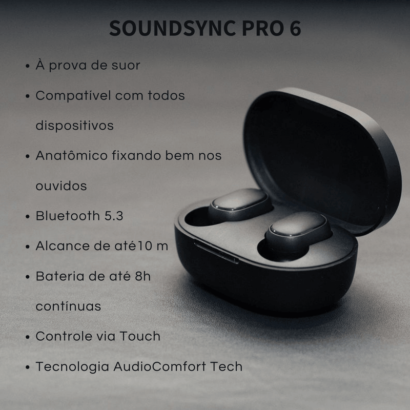 SoundSync Pro 6™ - Shop Fácil